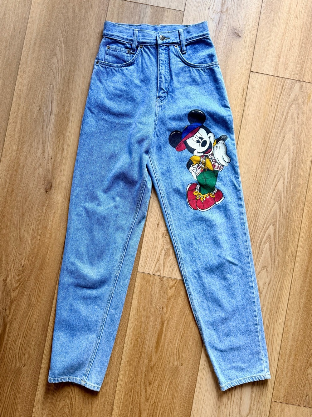 Vintage 90s Disney Mickey Mouse Jerry Leigh High Rise Jeans 5